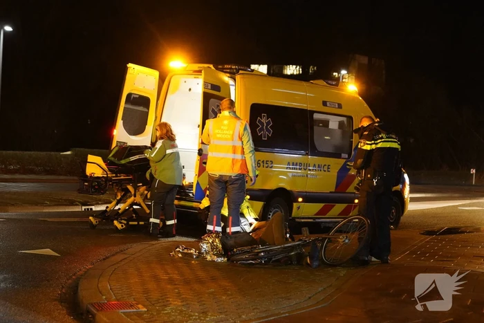Fietser gaat onderuit en raakt gewond