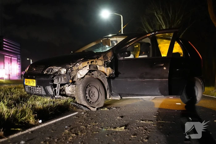 Bestuurder aangehouden na eenzijdig ongeval