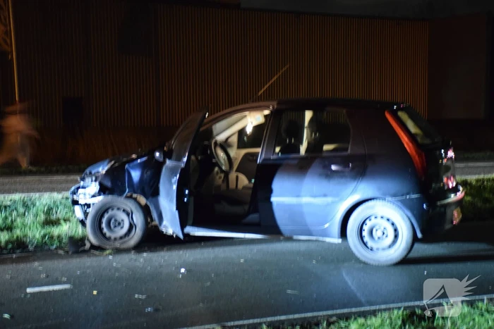 Bestuurder aangehouden na eenzijdig ongeval