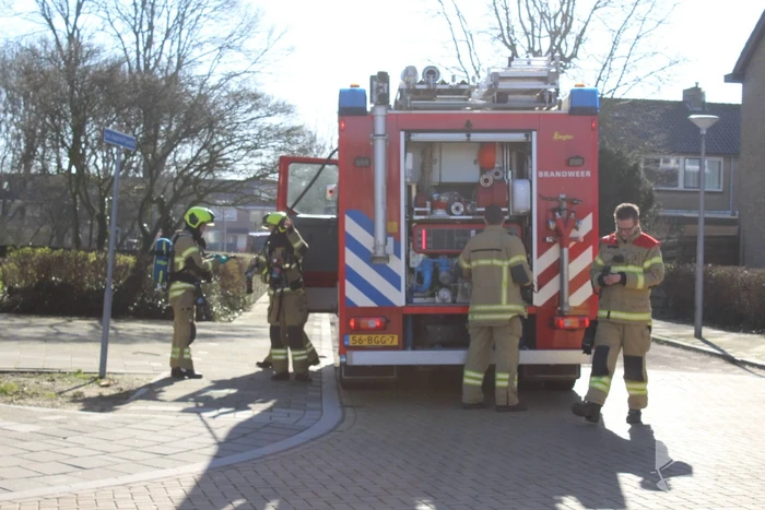 Veel rook bij brand in ondergrondse container