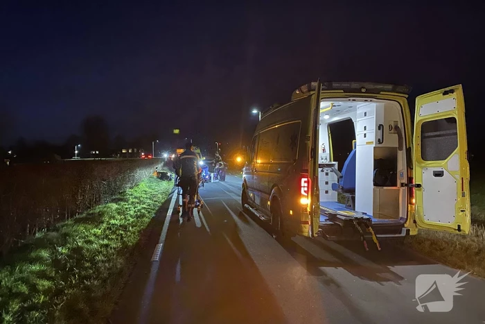 Traumahelikopter landt voor eenzijdig ongeval