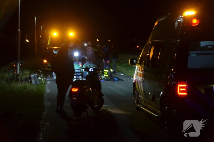 Traumahelikopter landt voor eenzijdig ongeval