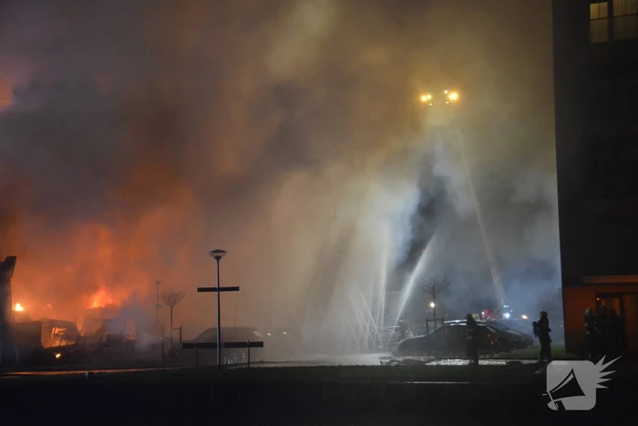 Evacuaties na brand in kringloopwinkel