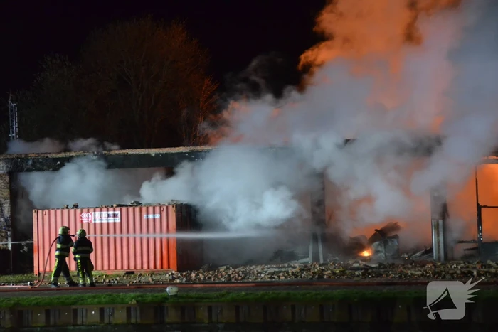 Evacuaties na brand in kringloopwinkel