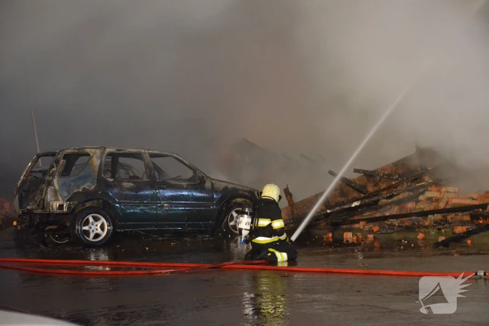 Evacuaties na brand in kringloopwinkel