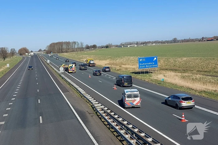 Gewonde bij ongeval op snelweg
