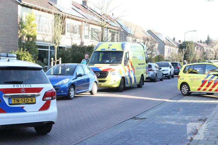 Traumahelikopter met trauma-arts voor incident met kind