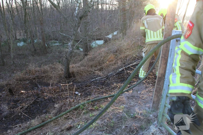 Brand in natuurgebied