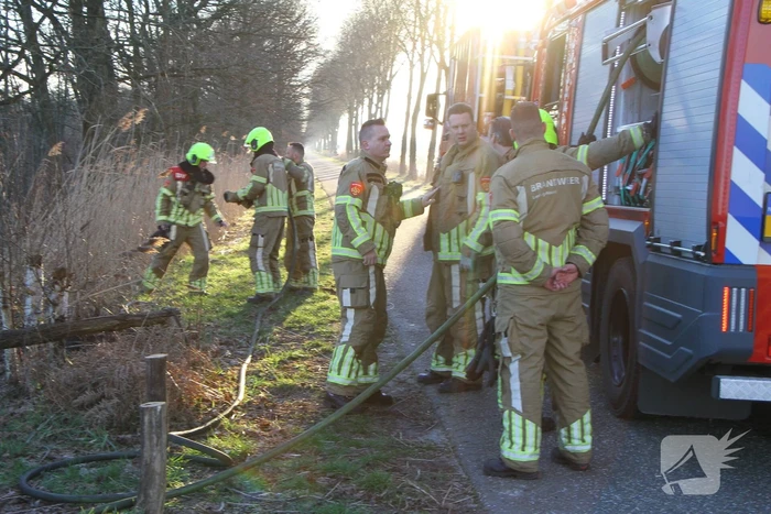 Brand in natuurgebied