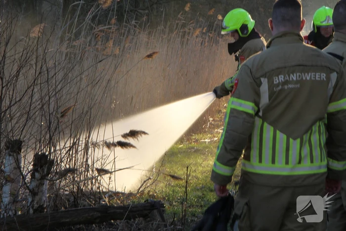 Brand in natuurgebied