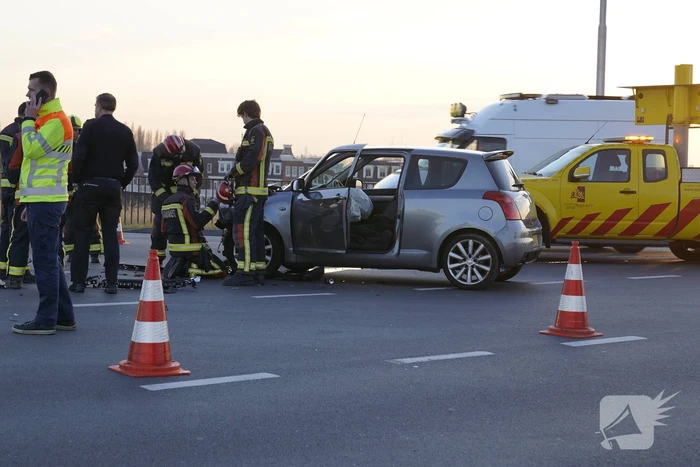 Flinke schade bij aanrijding op kruising