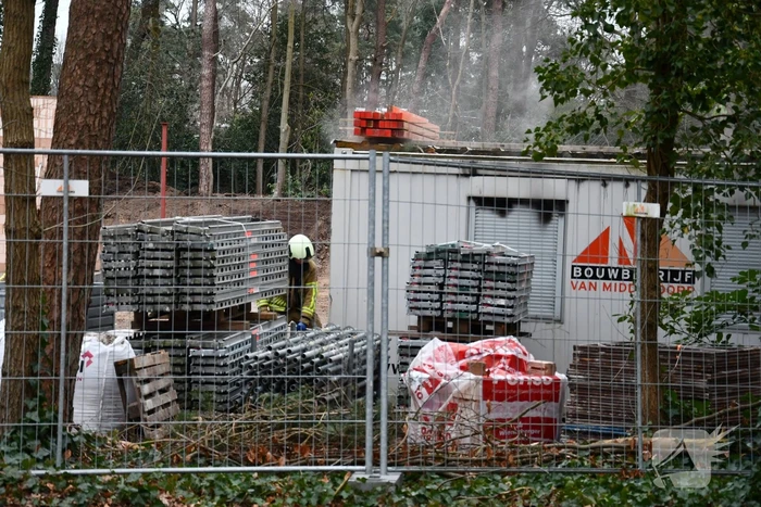 Brandweer ingezet voor brand op bouwplaats
