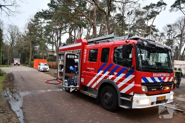 Brandweer ingezet voor brand op bouwplaats