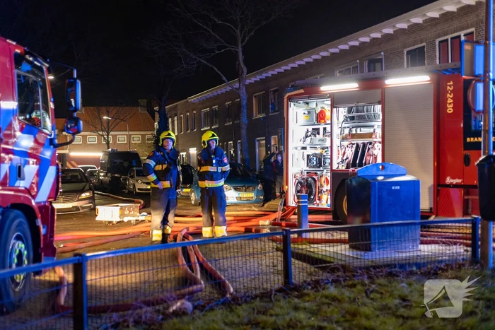 Woning volledig uitgebrand
