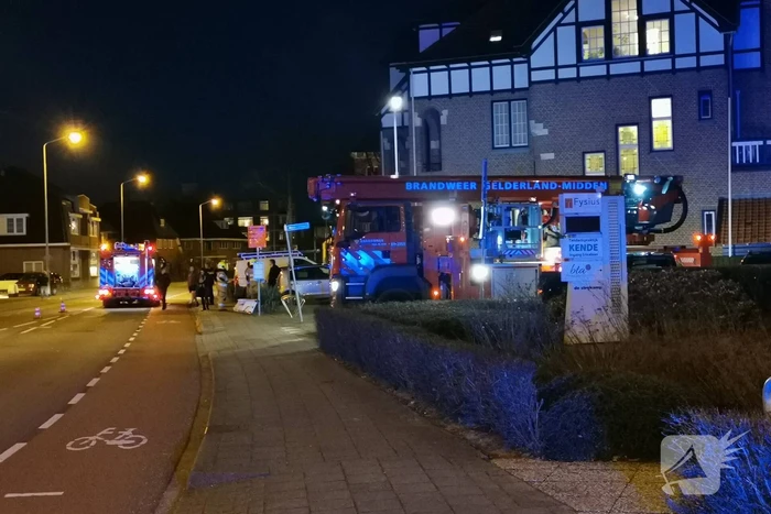 Brand op dak door werkzaamheden
