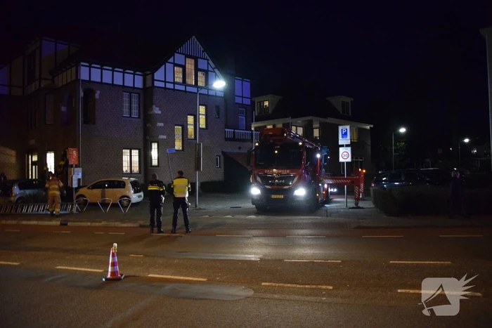 Brand op dak door werkzaamheden