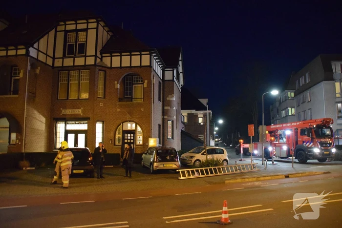 Brand op dak door werkzaamheden