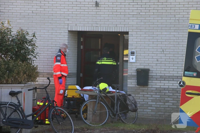 Traumahelikopter trekt veel bekijks