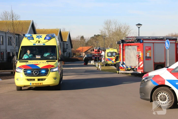 Traumahelikopter trekt veel bekijks