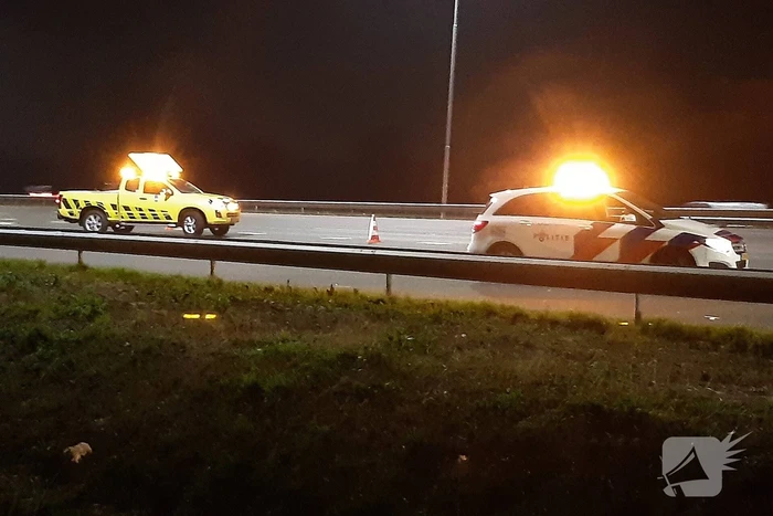 Botsing tussen vrachtwagen en auto