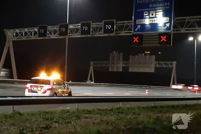 Botsing tussen vrachtwagen en auto