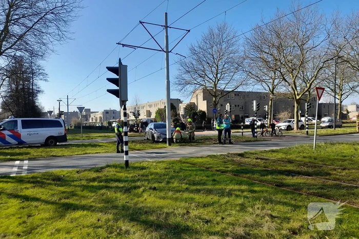 Ongeval tussen personenauto en tram