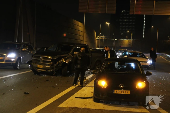 Drie voertuigen betrokken bij ongeval op snelweg