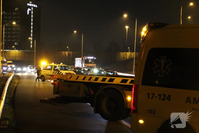 Drie voertuigen betrokken bij ongeval op snelweg