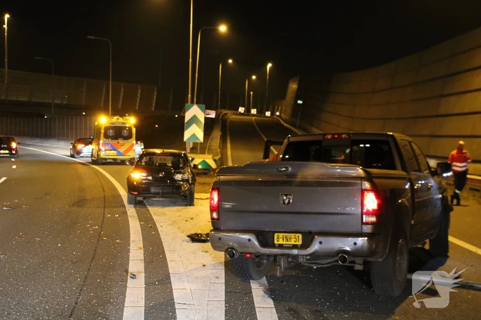 Drie voertuigen betrokken bij ongeval op snelweg