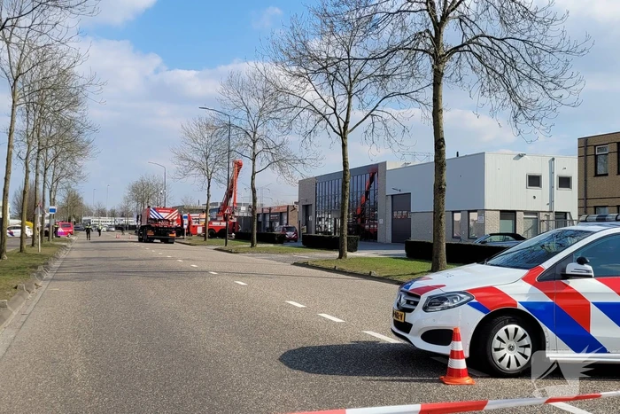 Grote brand bij bedrijf