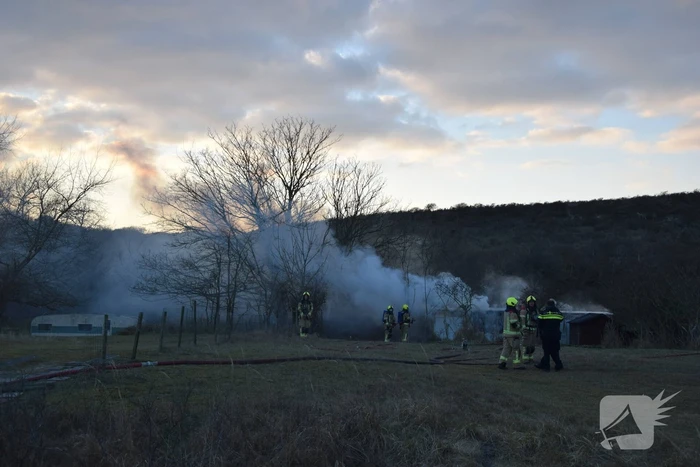 Stacaravan uitgebrand in duingebied