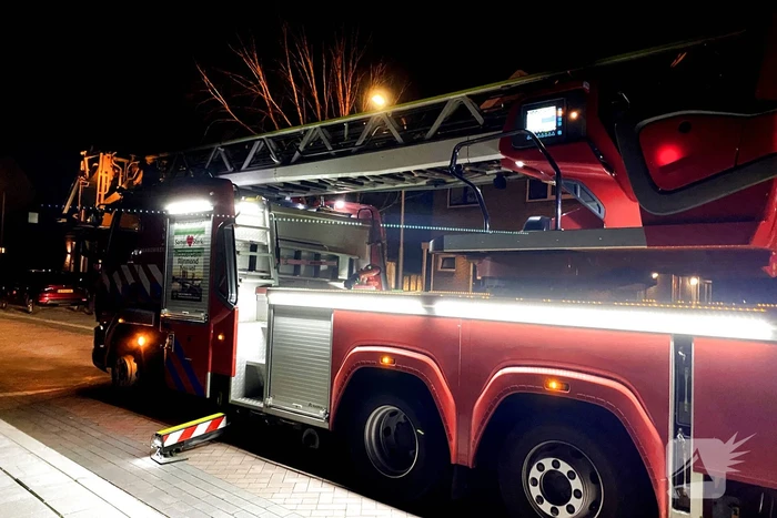 Schoorsteen geveegd na brand