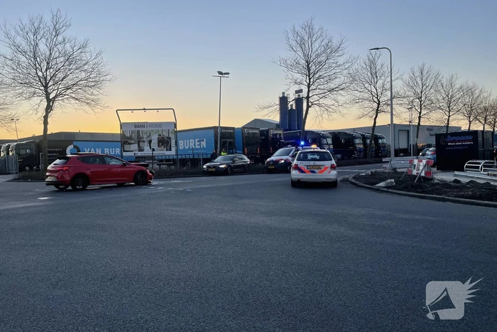 Schade na botsing op kruising
