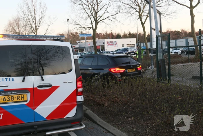 Schade na botsing op kruising