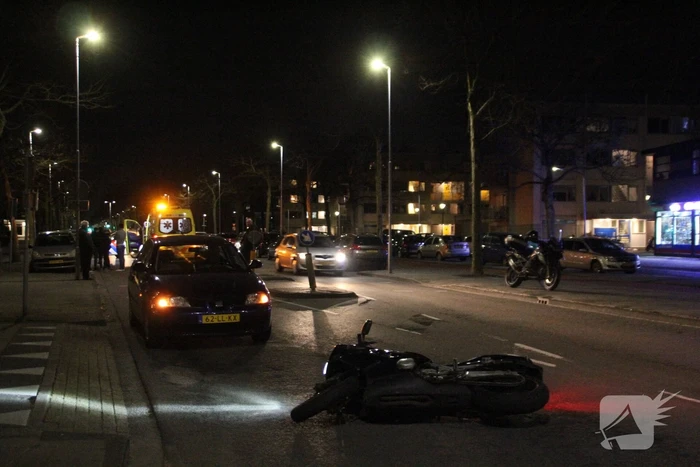 Motorrijder gewond na ongeval