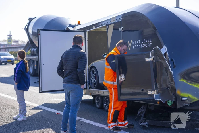 Enorme file door ongeval bij knooppunt Hoevelaken