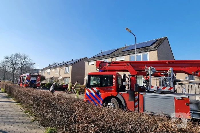 Brand ontstaan door zonnepanelen