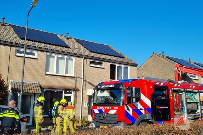 Brand ontstaan door zonnepanelen