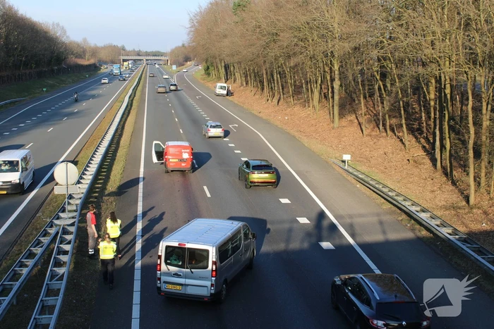 Taxi en bestelbus betrokken bij kop-staart botsing