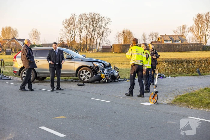 Motorrijder overleden na ernstig ongeval