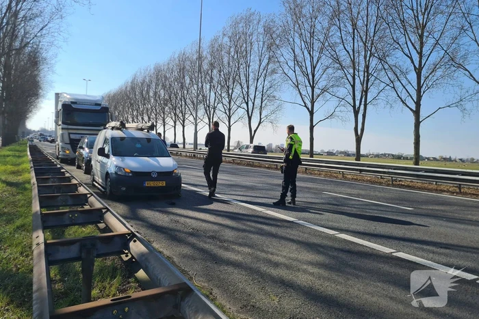 Vijf voertuigen betrokken bij botsing op snelweg