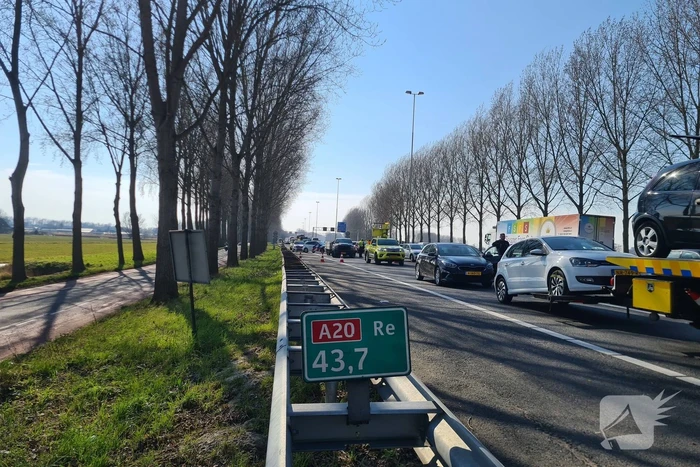 ongeval rijksweg a20 r 43,7 moordrecht