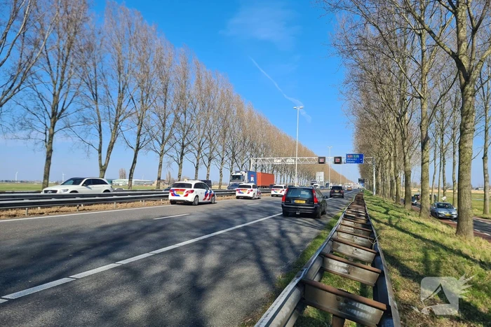 Vijf voertuigen betrokken bij botsing op snelweg