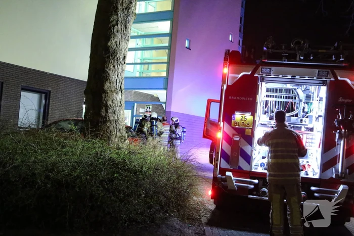 Grote brandweerinzet door brandmelding