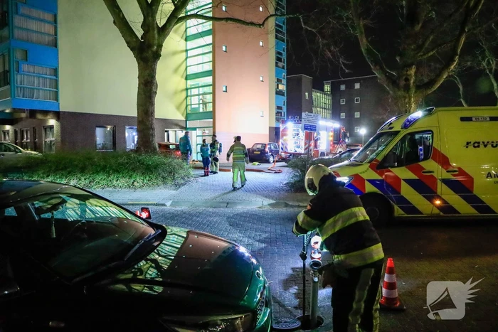 Grote brandweerinzet door brandmelding