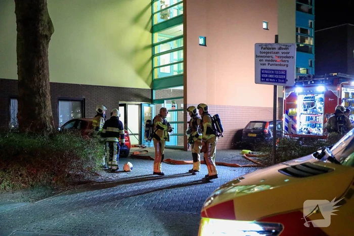 Grote brandweerinzet door brandmelding