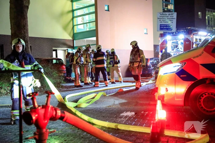 Grote brandweerinzet door brandmelding