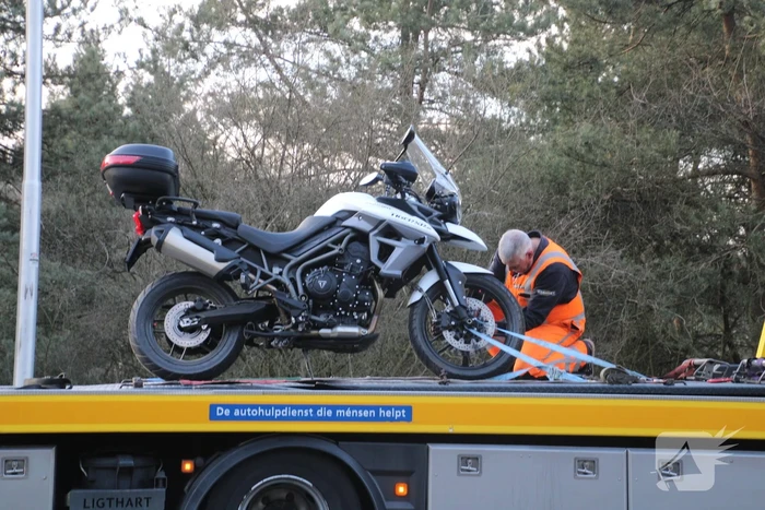 Motorrijders met elkaar in botsing