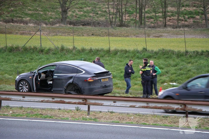 Schade aan Tesla door ongeval