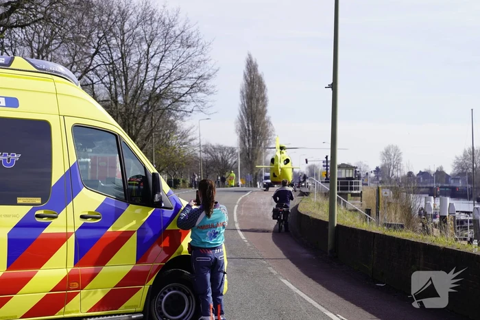 Traumahelikopter landt voor incident in woning